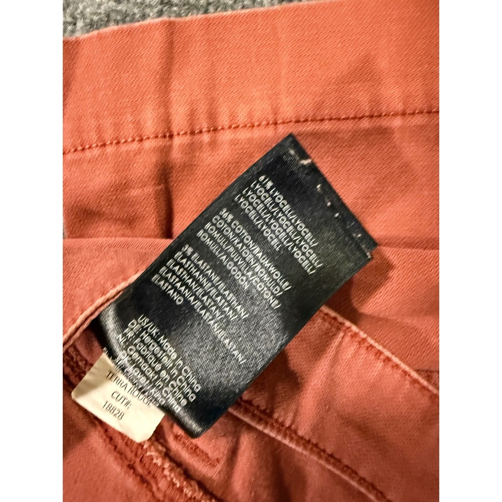 Liverpool Women's Wide Leg Crop Terra Rouge Lyocell Cotton Pants Size 12/31 - Picture 7 of 7
